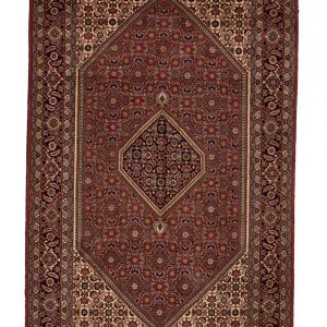 Handmade Rug Bidjar Zandjan Red 144x243cm