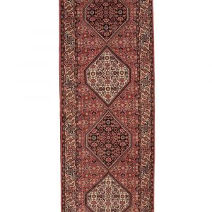 Handmade Rug Bidjar Zandjan Red 80x257cm