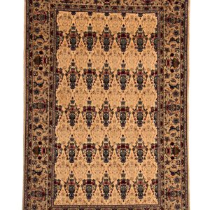 Handmade Rug Isfahan Beige 144x226cm