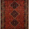 Handmade Rug Kashgai Red 220x295cm