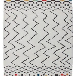 Agadir Rug 410 White/Black