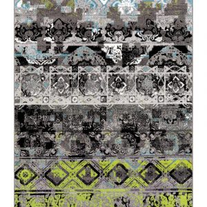 Busdau Rug Yal Gray/Green/Blue