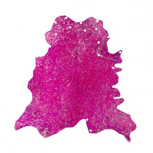 Cowhide Glam 410 Violet/Silver