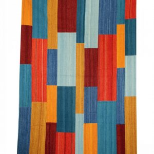 D-sign Rug 1K0118 Red/Multicolor