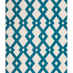 D-sign Rug 1K0164 Ivory/Turquoise