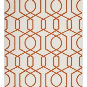 D-sign Rug 1K0165 Ivory/Orange