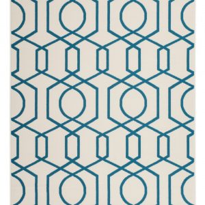 D-sign Rug 1K0166 Ivory/Turquoise