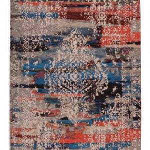 D-sign Rug 1K0206 Multicolor/Red