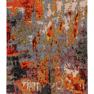 D-sign Rug 1K0236 Multicolor/Red