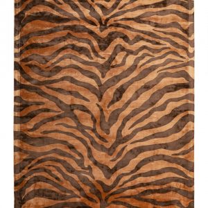 D-sign Rug 1K0268 Brown/Darkbrown