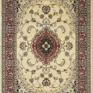 D-sign Rug AC293 Pavia Beige/DarkRed