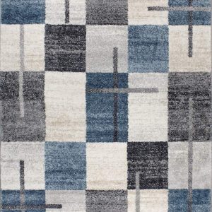 D-sign Rug Milano Collection Maya DarkBlue/DarkGrey
