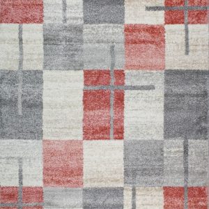 D-sign Rug Milano Collection Maya DarkPink/DarkGrey