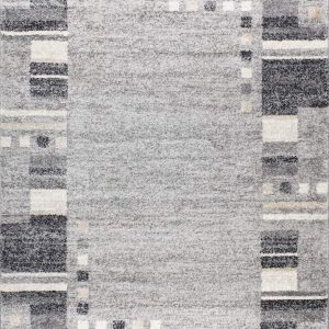 D-sign Rug Milano Collection Olbia LightGrey/DarkGrey