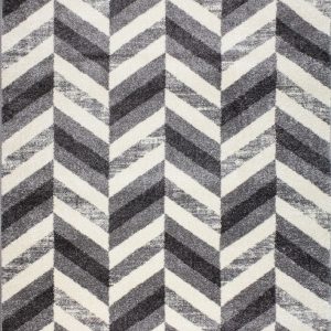 D-sign Rug Rainbow Collection Verona LightGrey/White