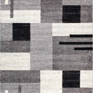 D-sign Rug Rainbow Collection York DarkGrey/LightGrey