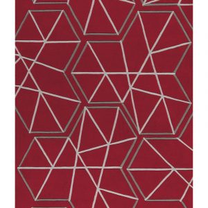 Fairber Rug Vert Red/Grey