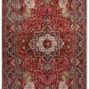 Handmade Original Persian VintageRug Tabriz 201x295cm