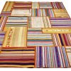 Handmade Persian Patchwork Rug 162x233cm - Image 3