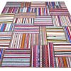 Handmade Persian Patchwork Rug 184x230cm - Image 3