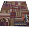 Handmade Persian Patchwork Rug Shiraz/Azerbajdzjan 145x202cm - Image 2