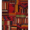 Handmade Persian Patchwork Rug Shiraz/Azerbajdzjan 146x203cm