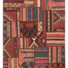 Handmade Persian Patchwork Rug Shiraz/Azerbajdzjan 153x204cm