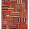 Handmade Persian Patchwork Rug Shiraz/Azerbajdzjan 160x232cm