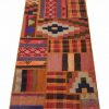Handmade Persian Patchwork Rug Shiraz/Azerbajdzjan 70x251cm - Image 2