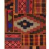 Handmade Persian Patchwork Rug Shiraz/Azerbajdzjan 70x251cm