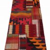Handmade Persian Patchwork Rug Shiraz/Azerbajdzjan 71x253cm - Image 2