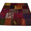 Handmade Persian Patchwork Rug Tabriz 172x225cm - Image 2
