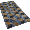 Handmade Persian Patchwork Rug Wool/Garn 121x250cm - Image 2