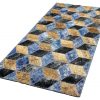 Handmade Persian Patchwork Rug Wool/Garn 121x250cm - Image 3