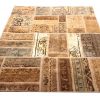 Handmade Persian Patchwork Rug Wool/Garn 125x175cm - Image 6