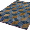 Handmade Persian Patchwork Rug Wool/Garn 142x217cm - Image 3