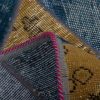Handmade Persian Patchwork Rug Wool/Garn 142x217cm - Image 5