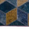 Handmade Persian Patchwork Rug Wool/Garn 142x217cm - Image 7