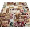 Handmade Persian Patchwork Rug Wool/Garn 160x228cm - Image 3