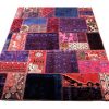 Handmade Persian Patchwork Rug Wool/Garn 165x232cm - Image 2