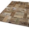 Handmade Persian Patchwork Rug Wool/Garn 167x235cm - Image 3