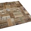 Handmade Persian Patchwork Rug Wool/Garn 167x235cm - Image 4