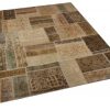 Handmade Persian Patchwork Rug Wool/Garn 170x239cm - Image 2