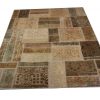 Handmade Persian Patchwork Rug Wool/Garn 170x239cm - Image 3
