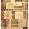 Handmade Persian Patchwork Rug Wool/Garn 170x239cm - Image 7