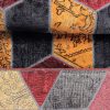 Handmade Persian Patchwork Rug Wool/Garn 177x244cm - Image 5