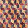 Handmade Persian Patchwork Rug Wool/Garn 177x244cm - Image 8