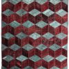 Handmade Persian Patchwork Rug Wool/Garn 180x245cm