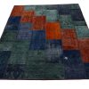 Handmade Persian Patchwork Rug Wool/Garn 181x241cm - Image 3
