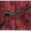 Handmade Persian Patchwork Rug Wool/Garn 182x243cm